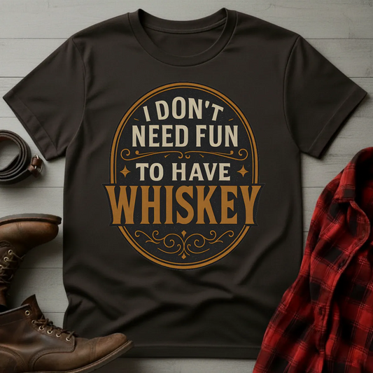 Fun Whiskey Badge T-Shirt