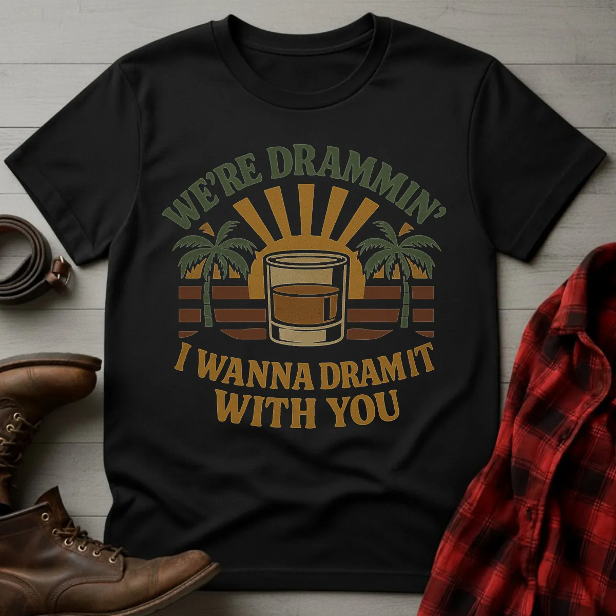 Drammin Retro Sunset T-Shirt