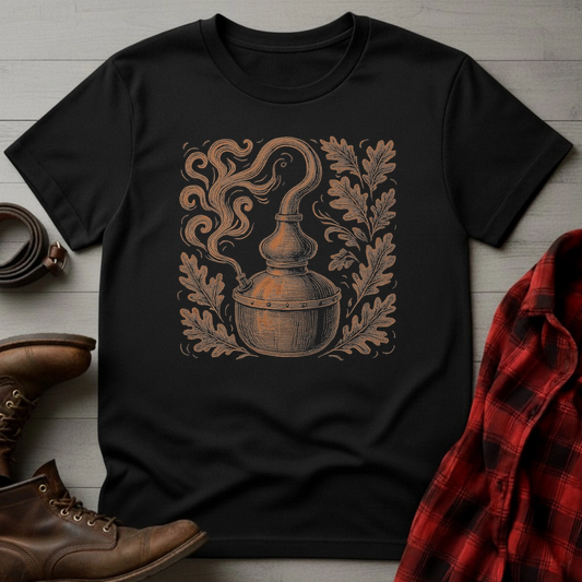 Whiskey Pot Still Vapor T-Shirt