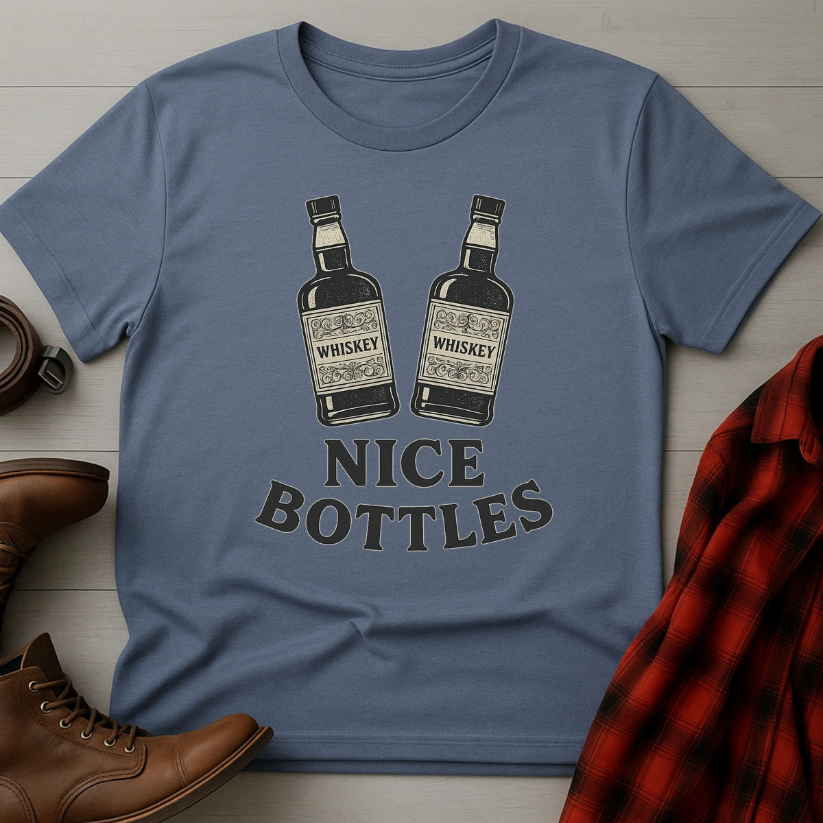 Nice Bottles Whiskey T-Shirt