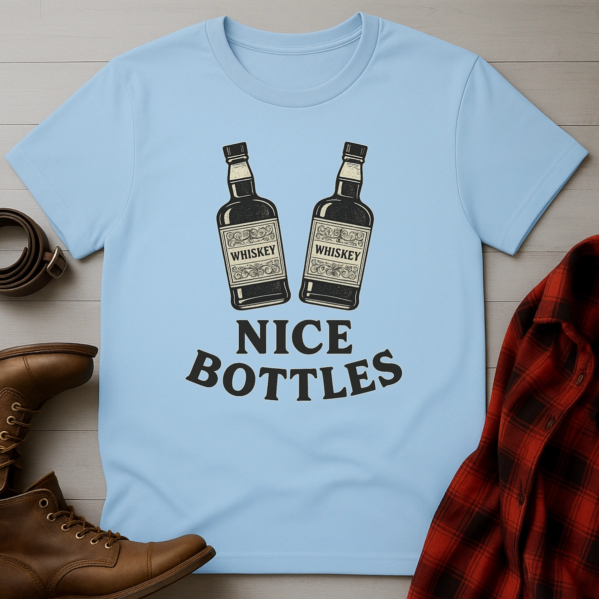 Nice Bottles Whiskey T-Shirt