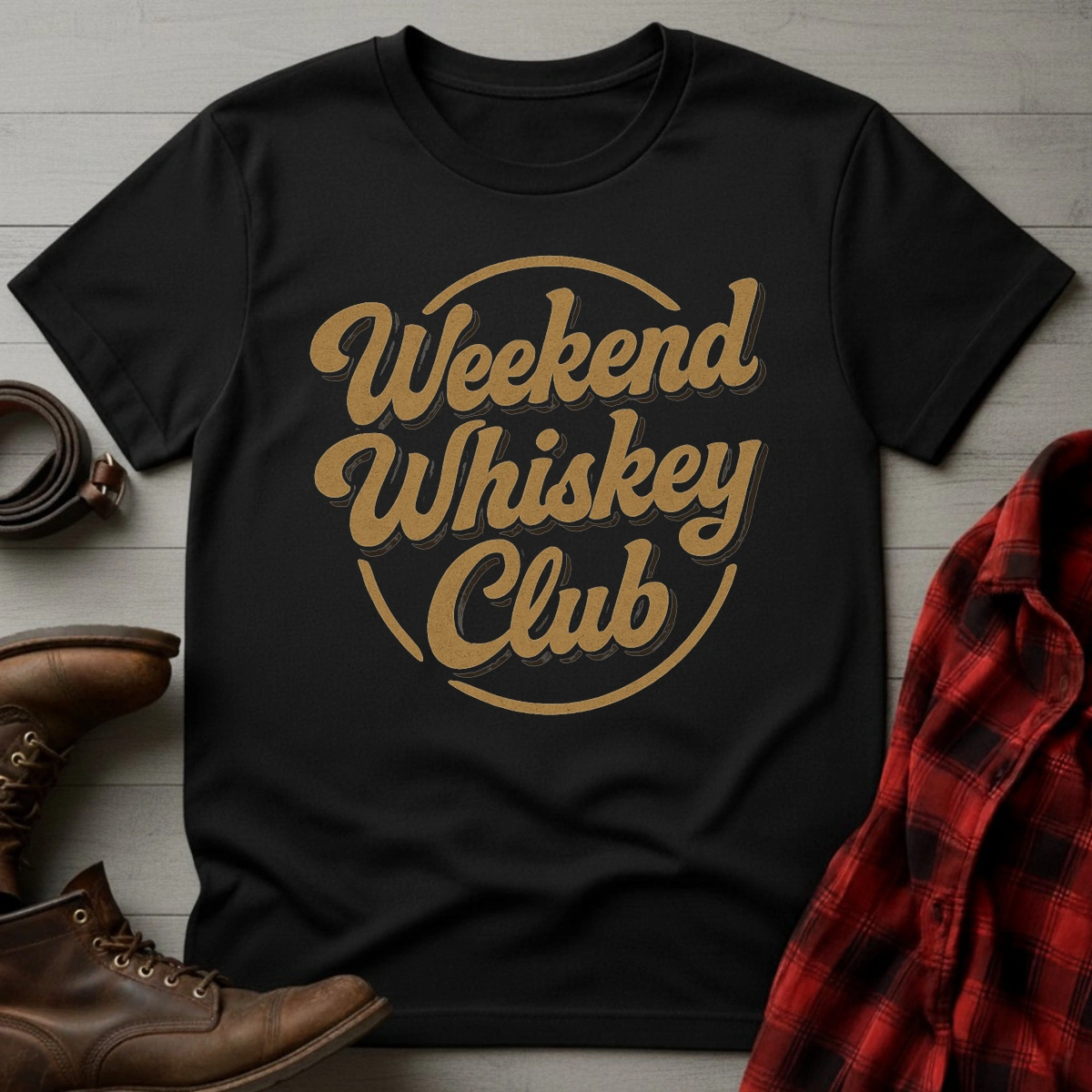 Retro Weekend Whiskey Club T-Shirt