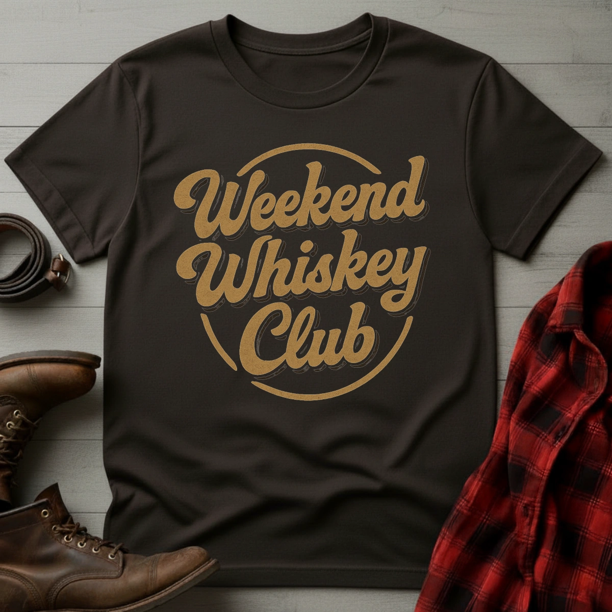 Retro Weekend Whiskey Club T-Shirt