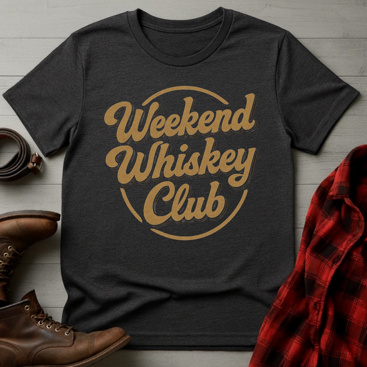 Retro Weekend Whiskey Club T-Shirt