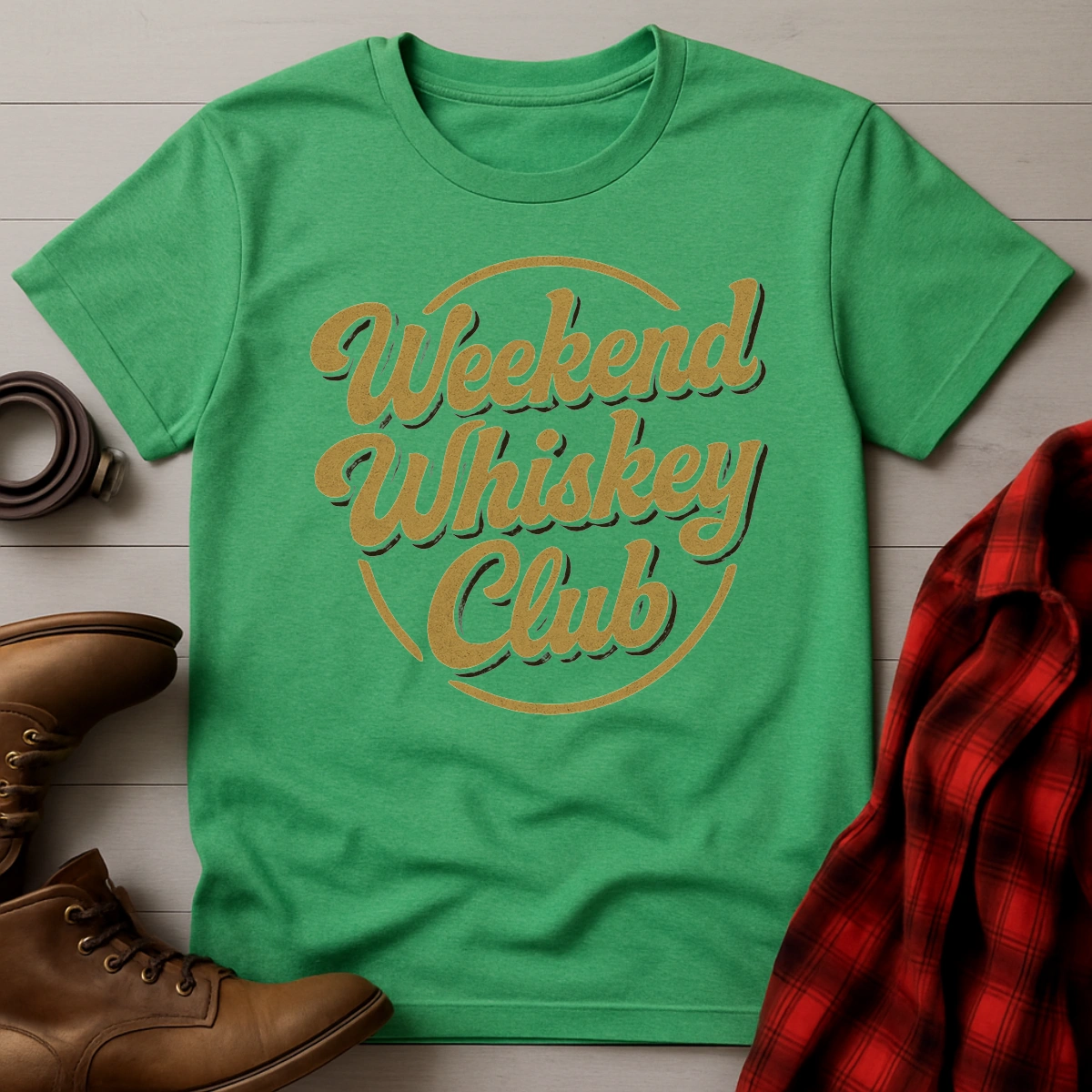 Retro Weekend Whiskey Club T-Shirt
