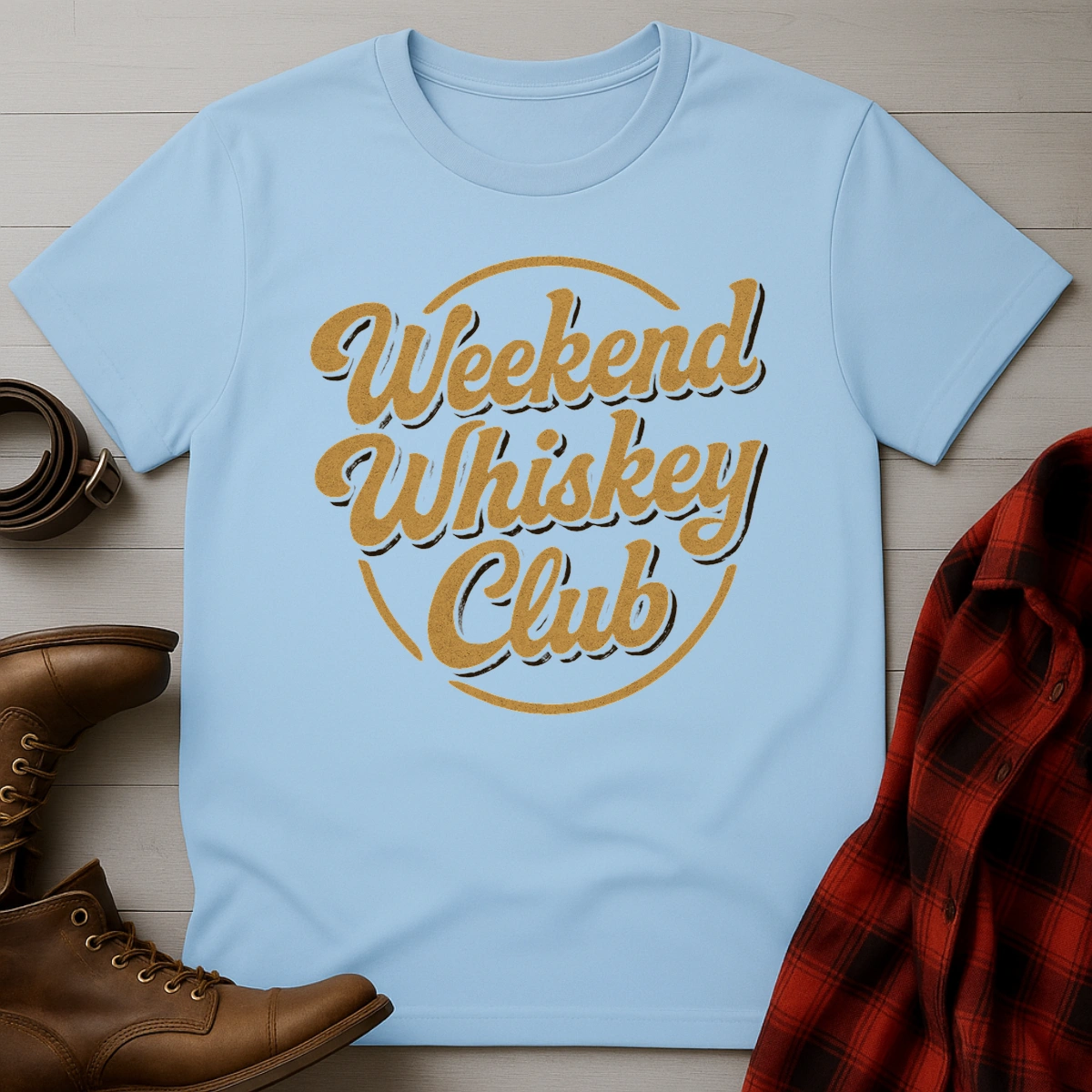 Retro Weekend Whiskey Club T-Shirt