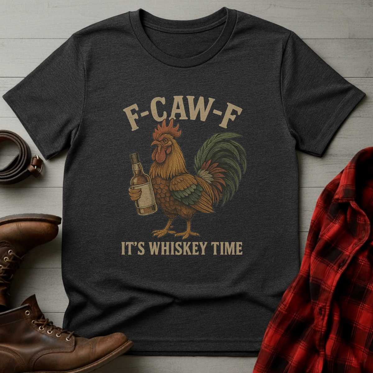 F-CAW-F Whiskey Time T-Shirt