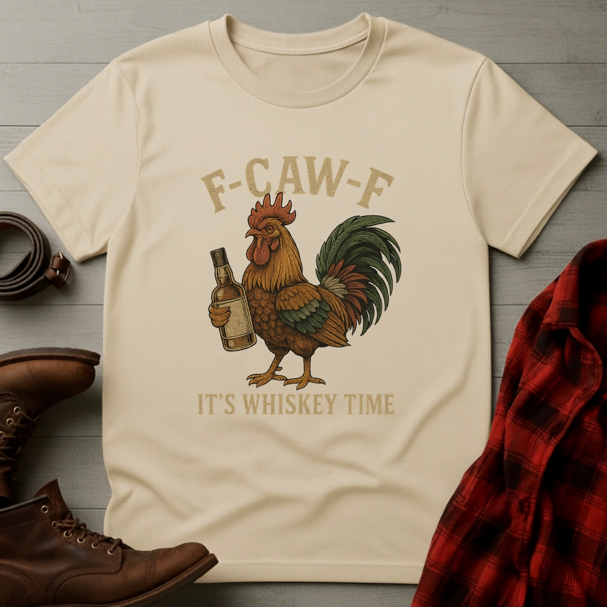 F-CAW-F Whiskey Time T-Shirt