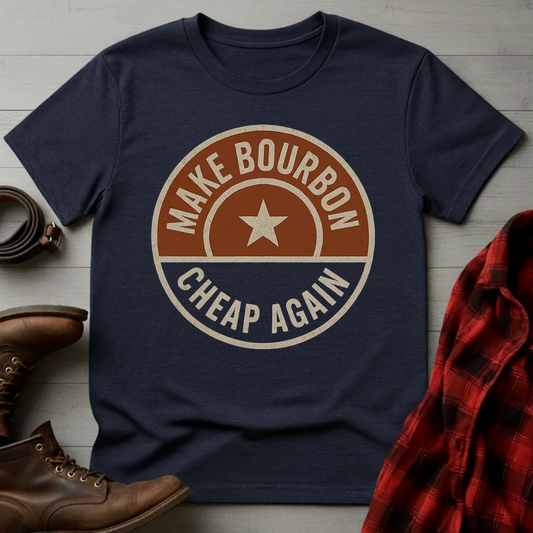 Make Bourbon Cheap Again Star T-Shirt