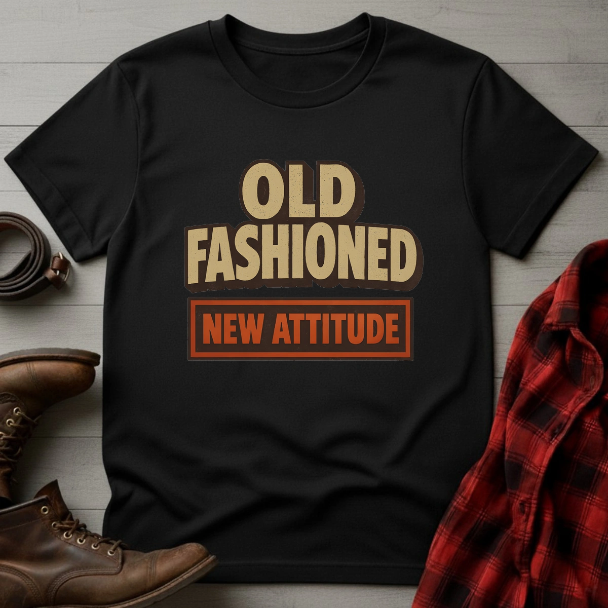 Old Fashioned New Attitude T-Shirt