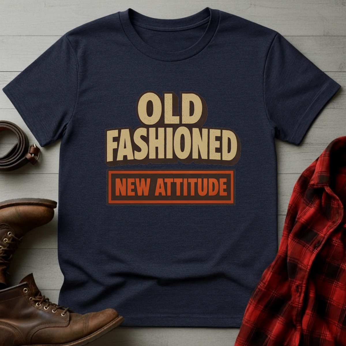 Old Fashioned New Attitude T-Shirt