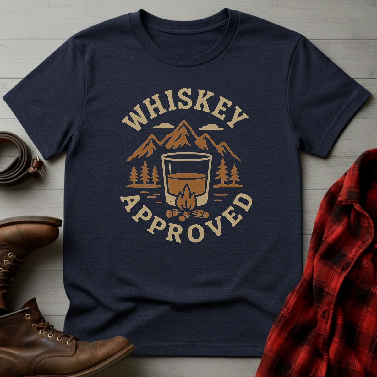 Campfire Whiskey Approved T-Shirt