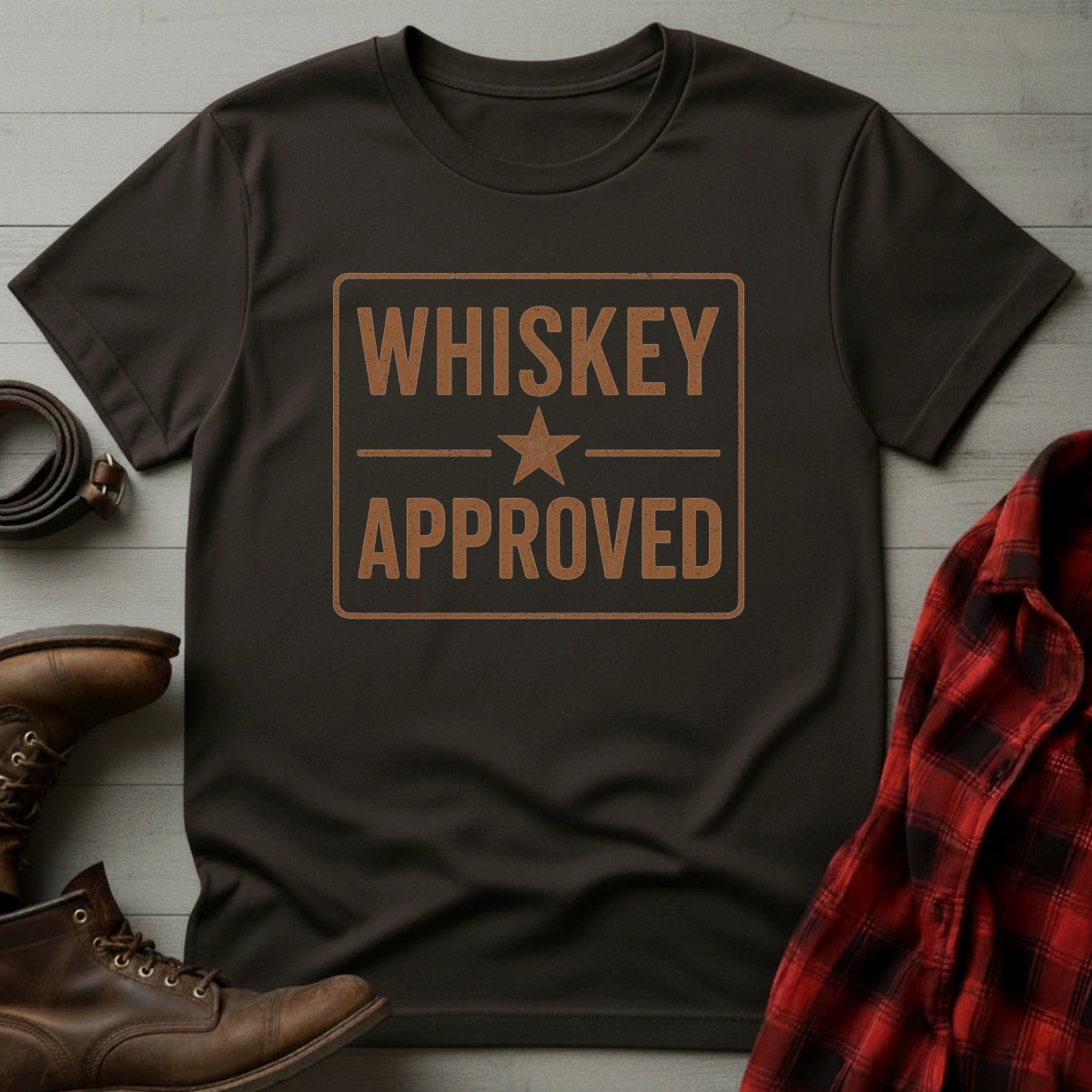 Whiskey Approved Star T-Shirt