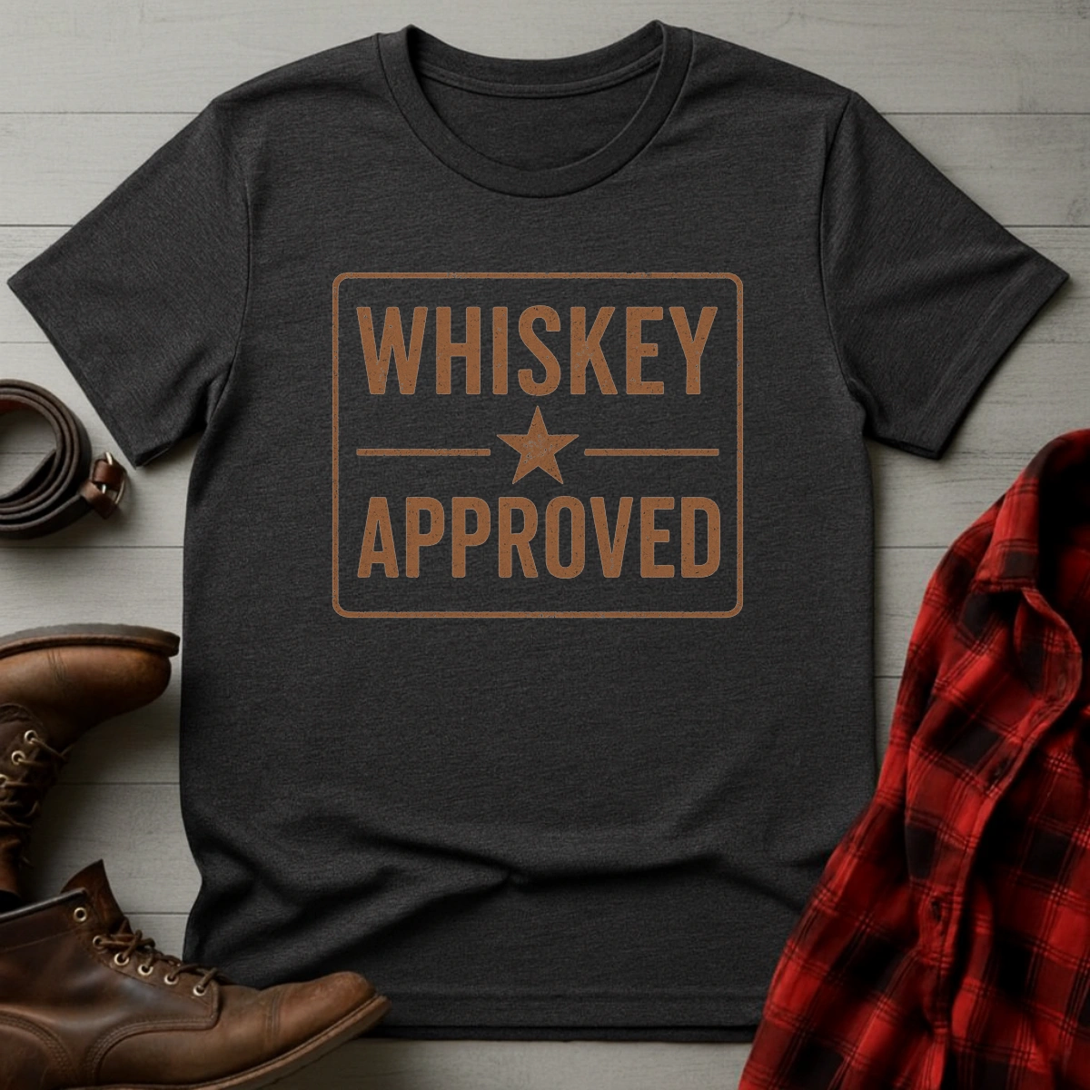 Whiskey Approved Star T-Shirt