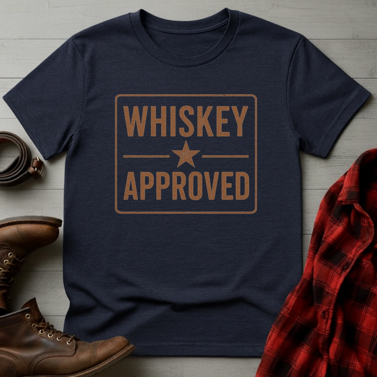 Whiskey Approved Star T-Shirt