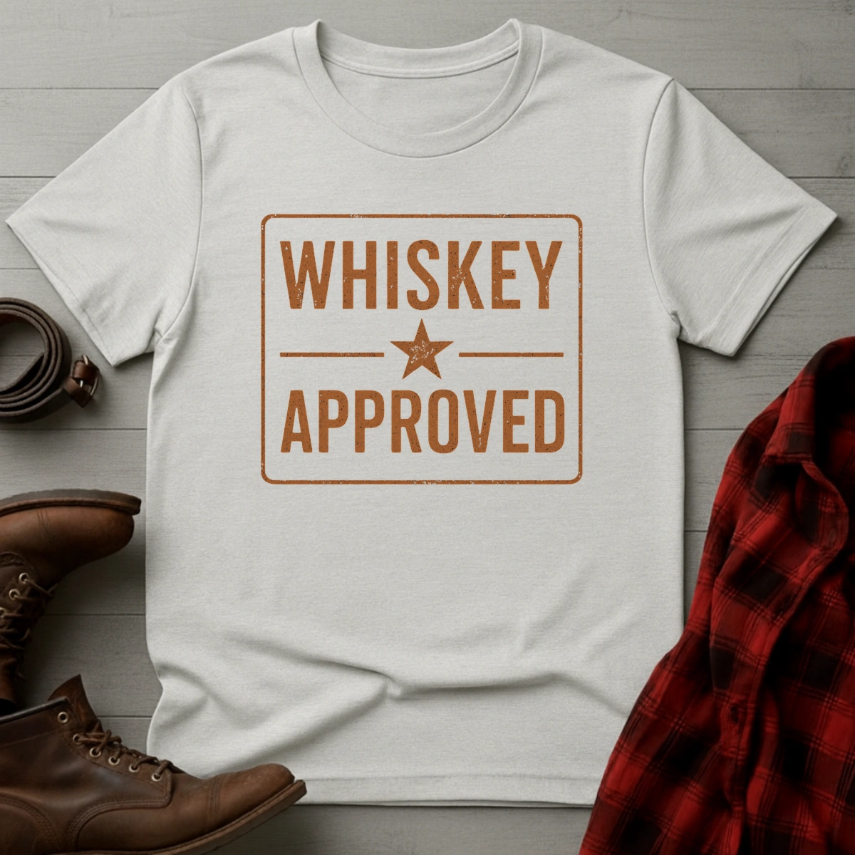 Whiskey Approved Star T-Shirt