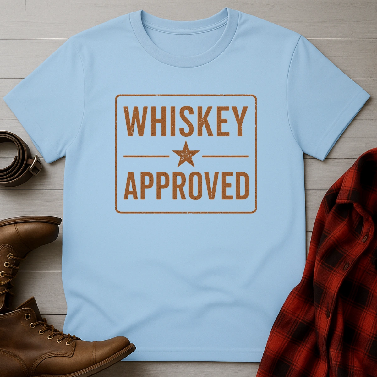 Whiskey Approved Star T-Shirt