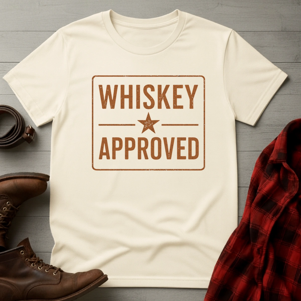 Whiskey Approved Star T-Shirt