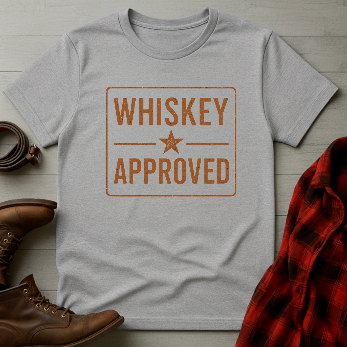 Whiskey Approved Star T-Shirt