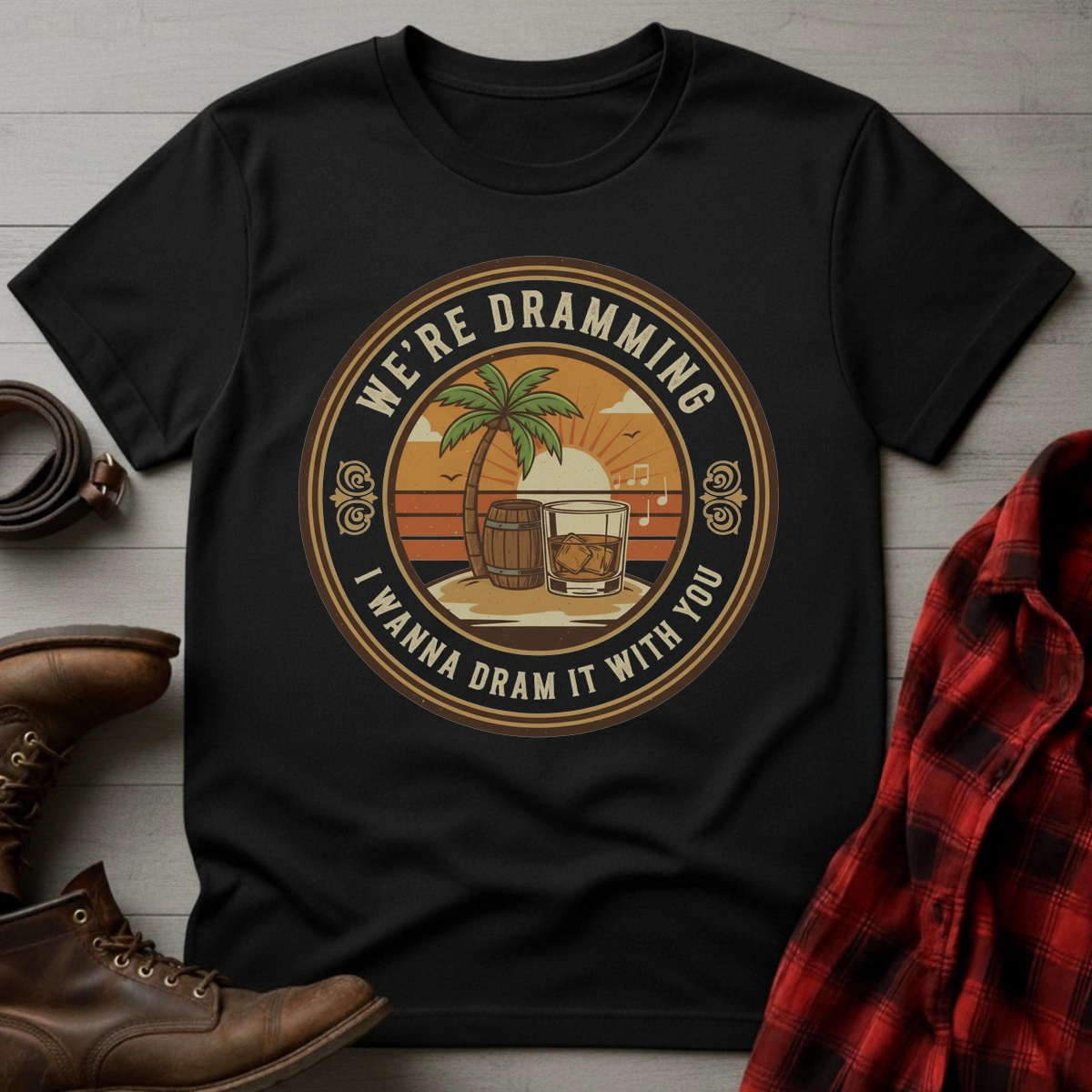 Dramming Tropical Sunset T-Shirt