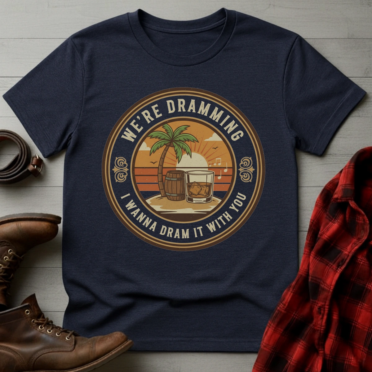 Dramming Tropical Sunset T-Shirt