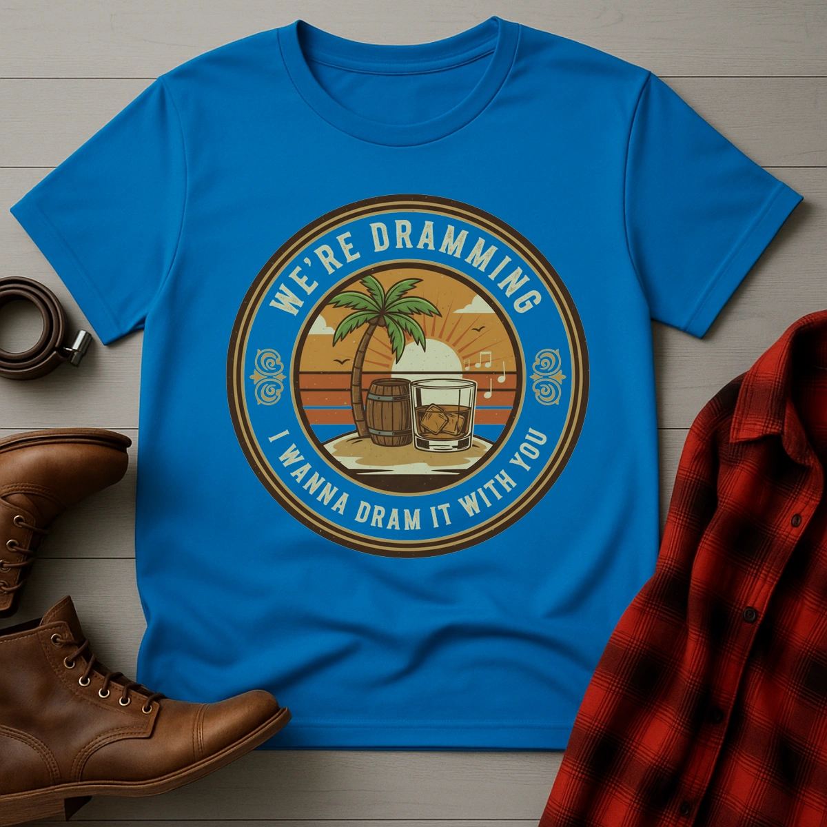 Dramming Tropical Sunset T-Shirt