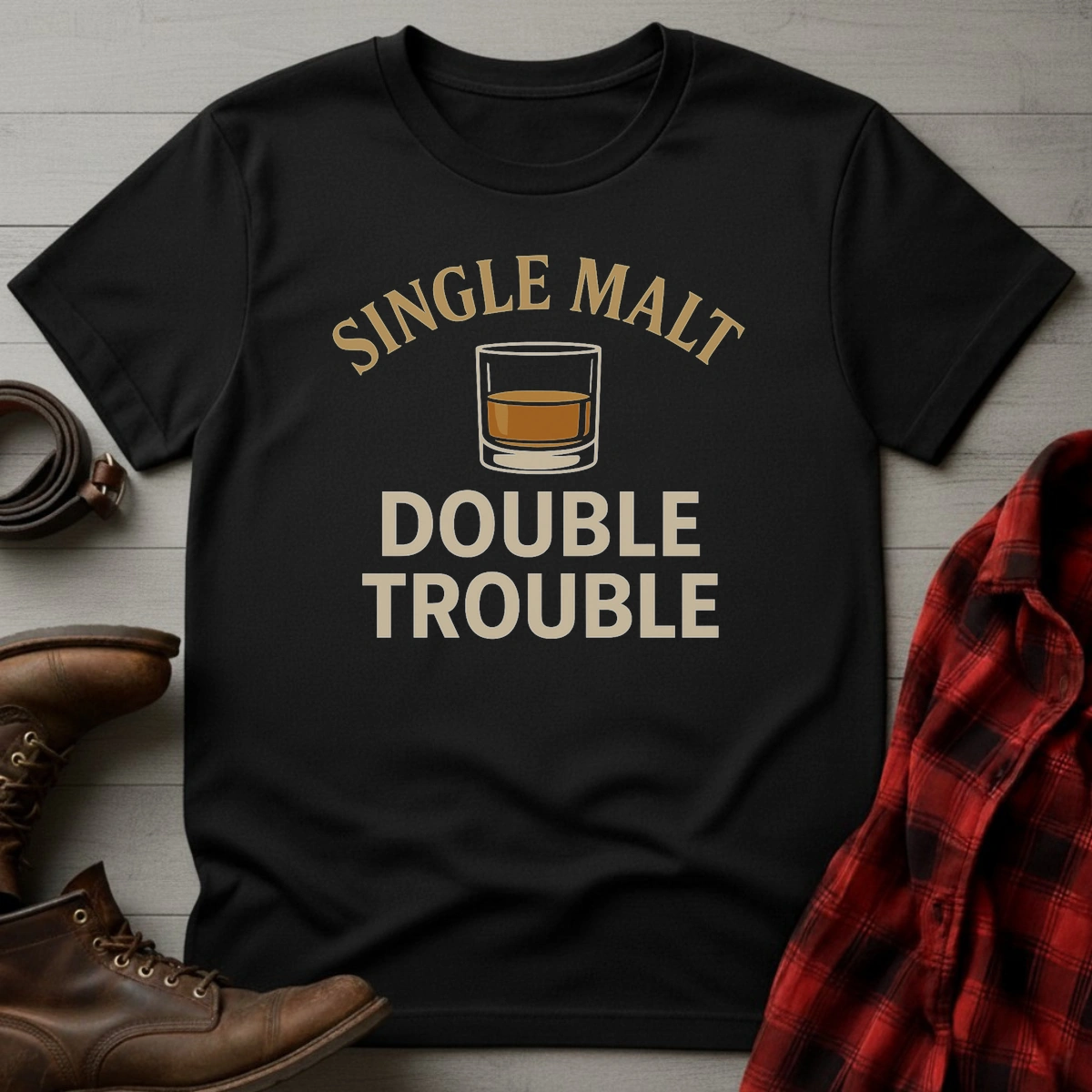 Single Malt Double Trouble T-Shirt