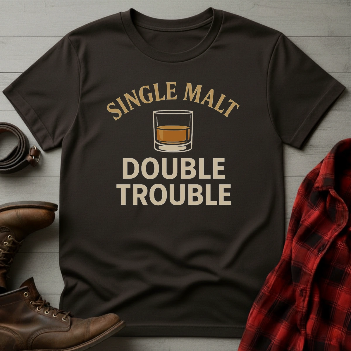 Single Malt Double Trouble T-Shirt