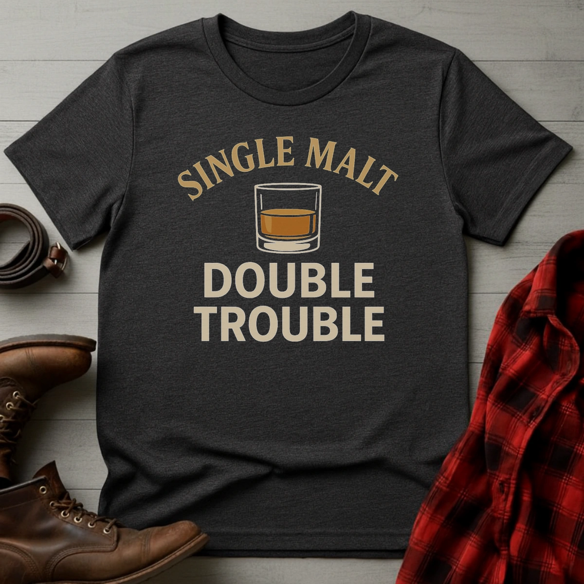 Single Malt Double Trouble T-Shirt