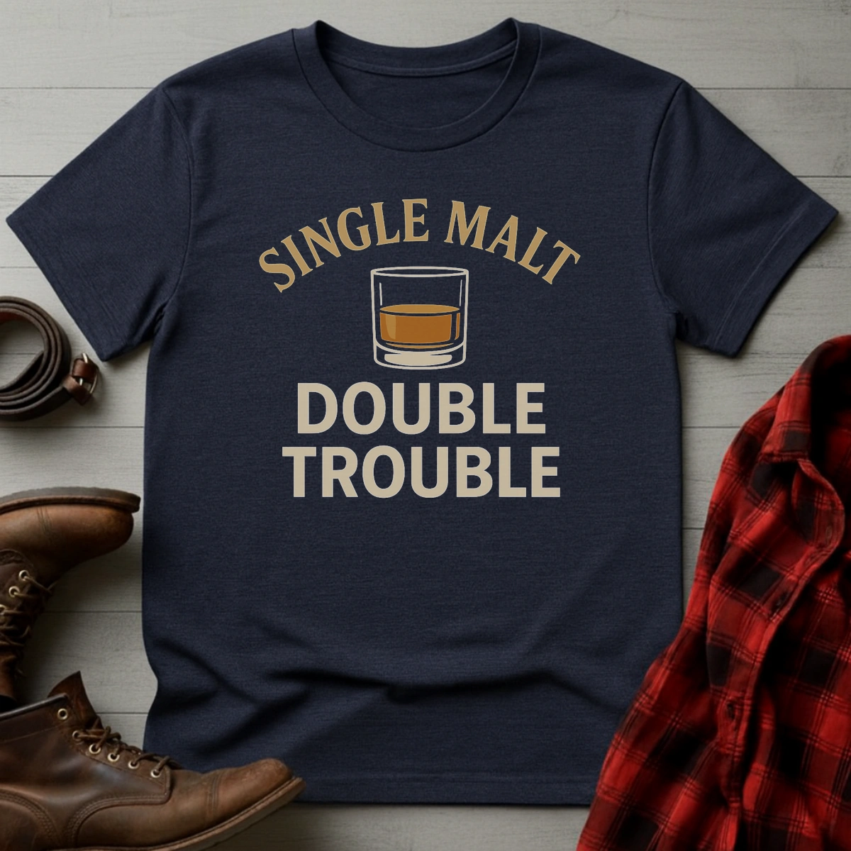 Single Malt Double Trouble T-Shirt