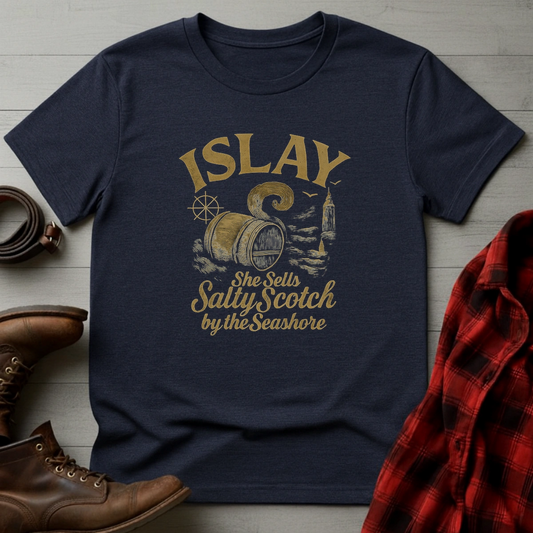 Islay Salty Scotch by Seashore T-Shirt