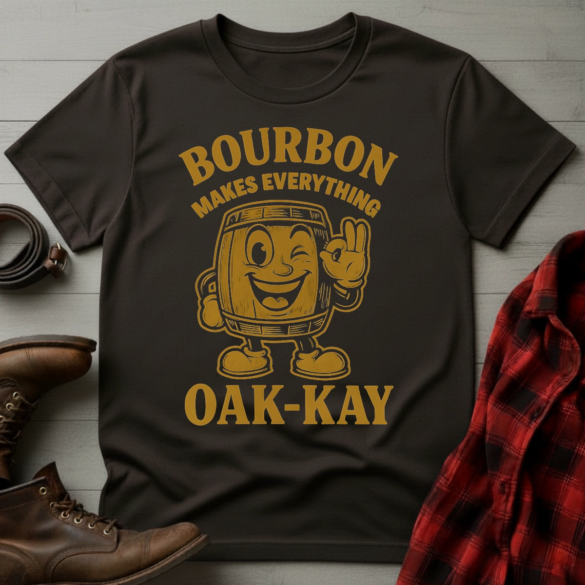 Bourbon Makes Everything Oak-kay T-Shirt