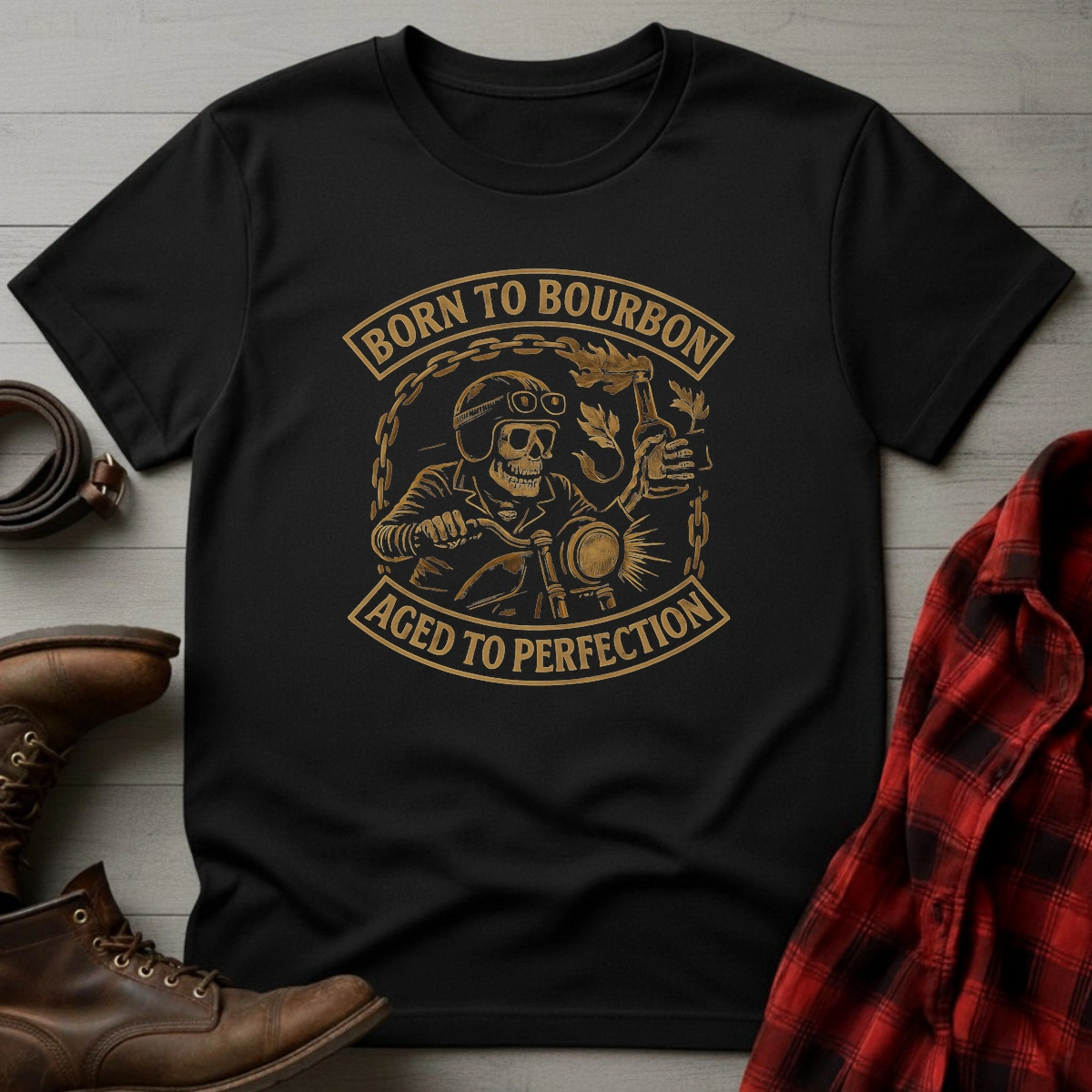 Born to Bourbon Aged to Perfection T-Shirt