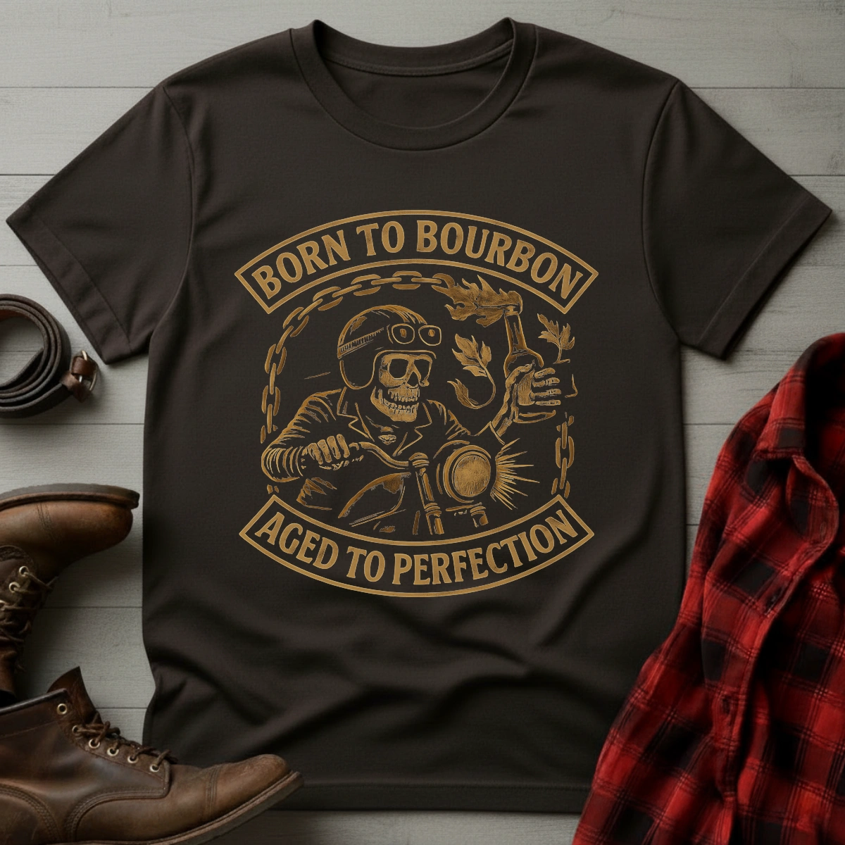 Born to Bourbon Aged to Perfection T-Shirt