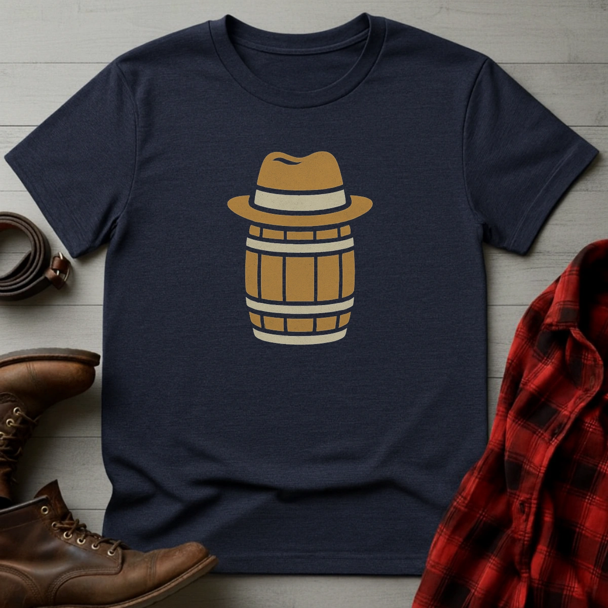 Gentleman Whiskey Barrel T-Shirt