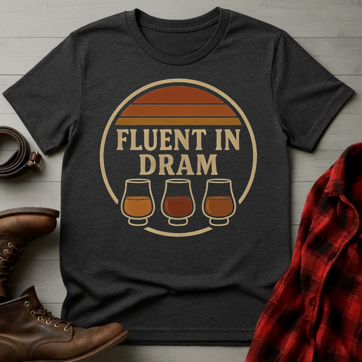 Fluent in Dram Whiskey T-Shirt