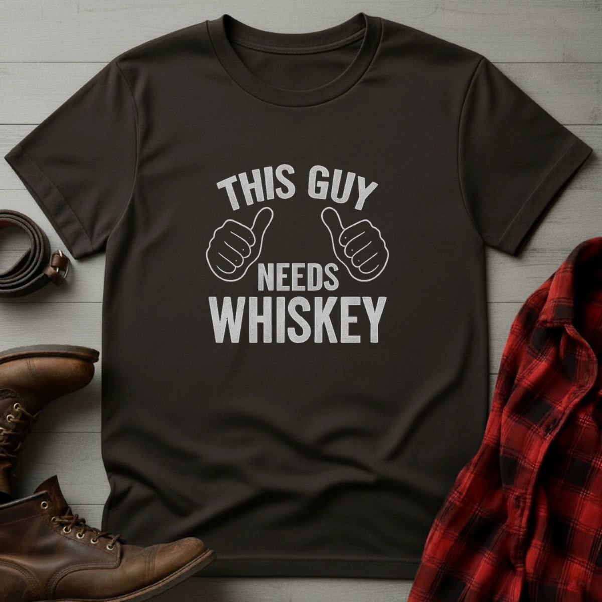 This Guy Needs Whiskey T-Shirt