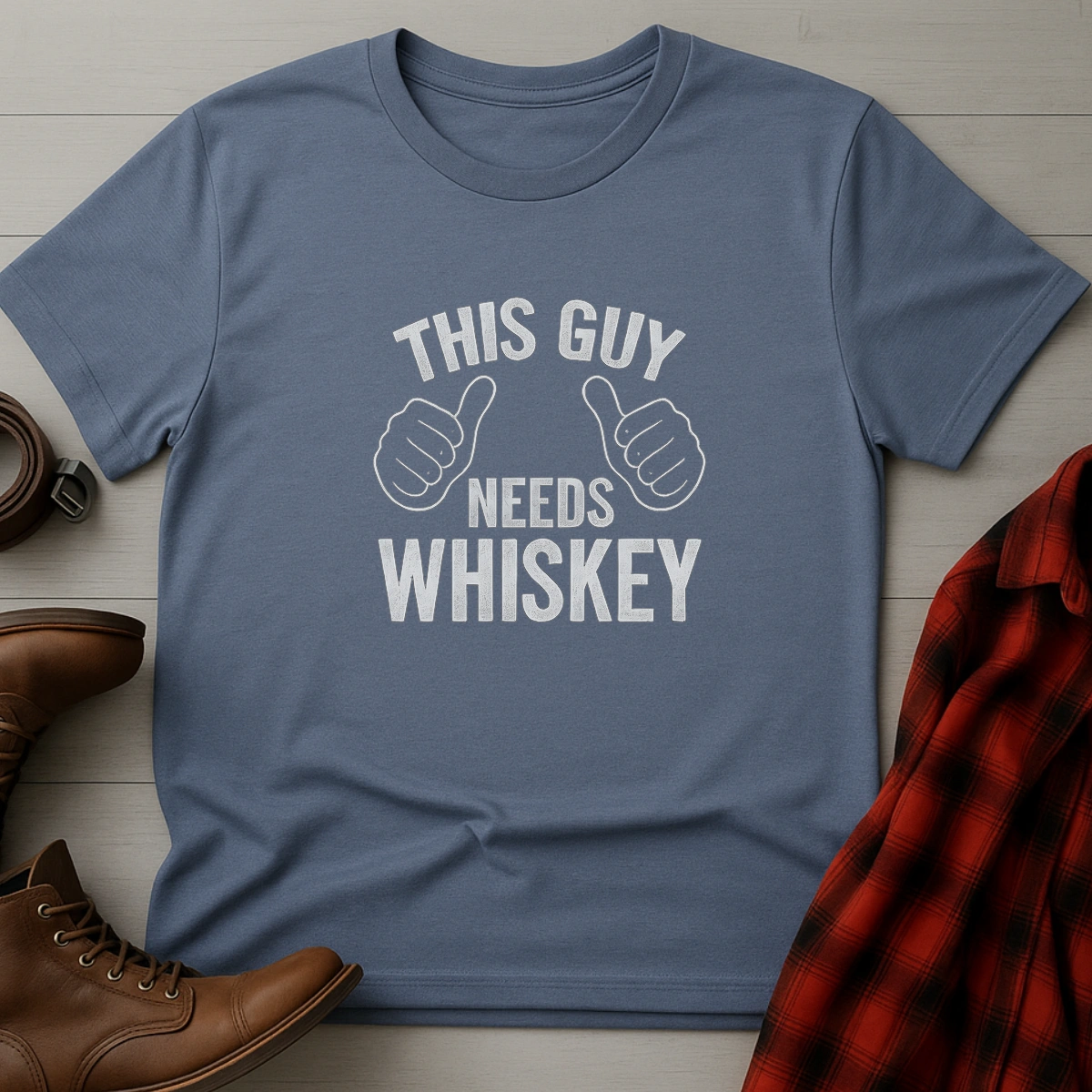 This Guy Needs Whiskey T-Shirt