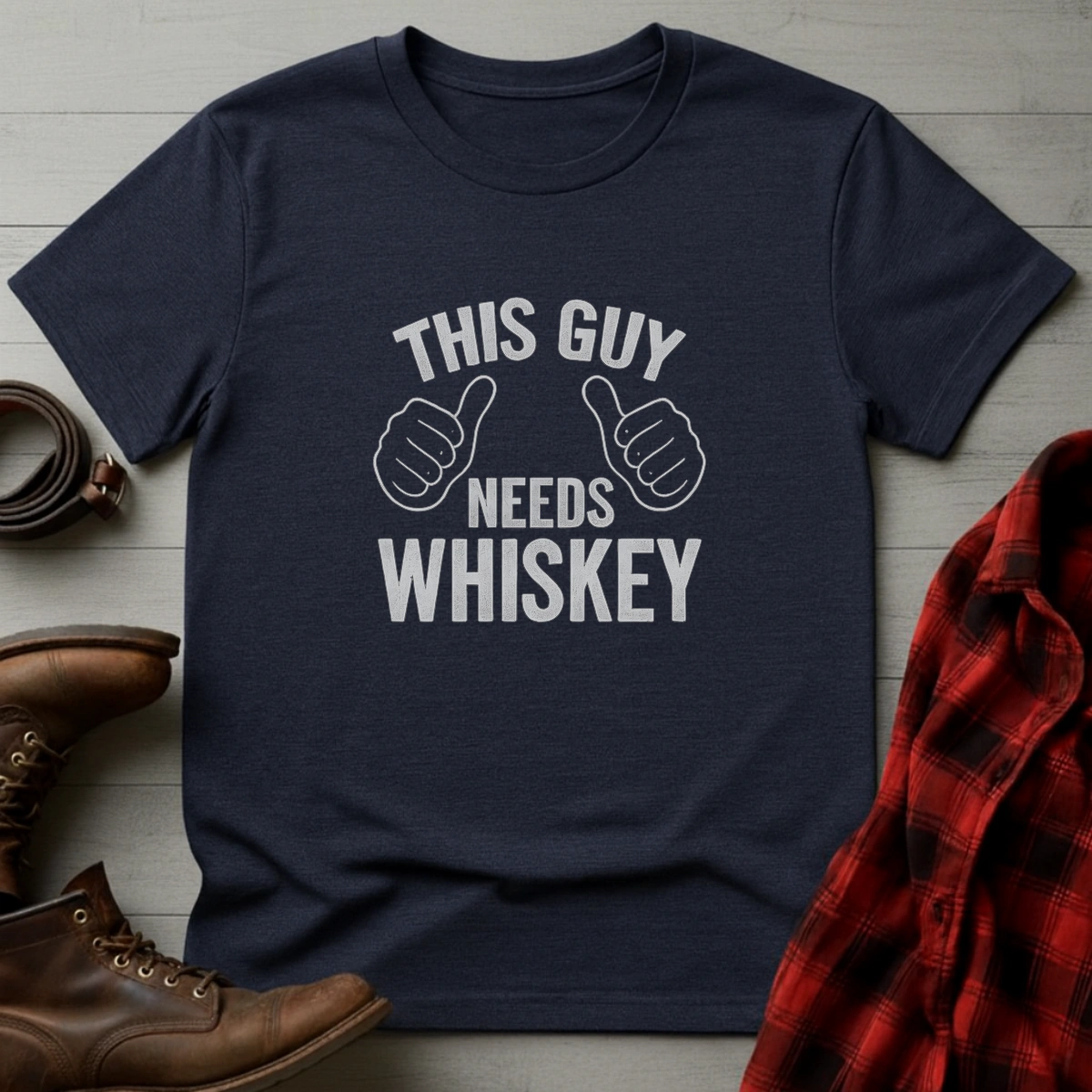 This Guy Needs Whiskey T-Shirt