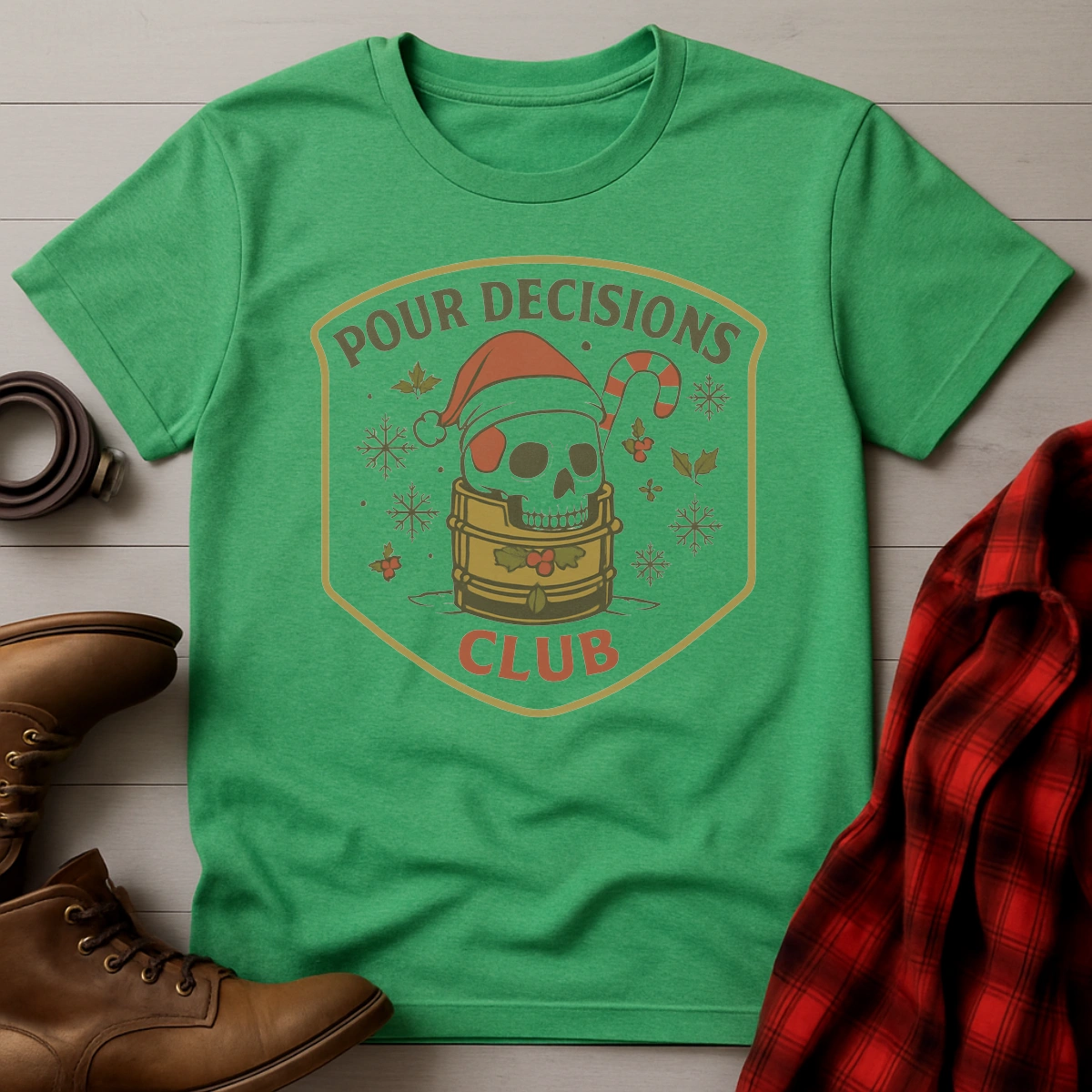 Pour Decisions Holiday Club T-Shirt