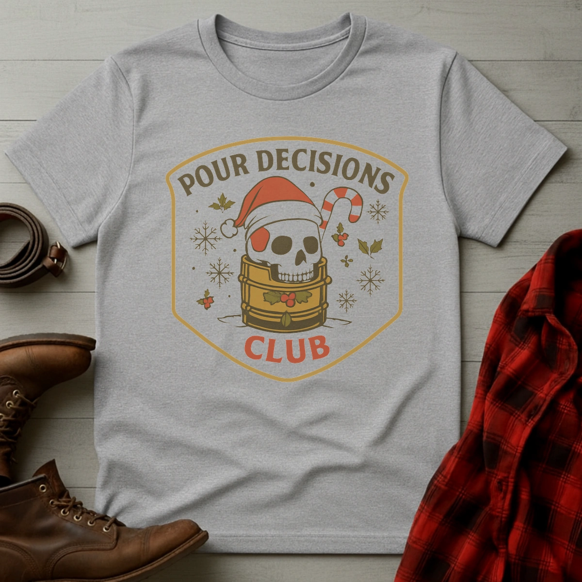 Pour Decisions Holiday Club T-Shirt