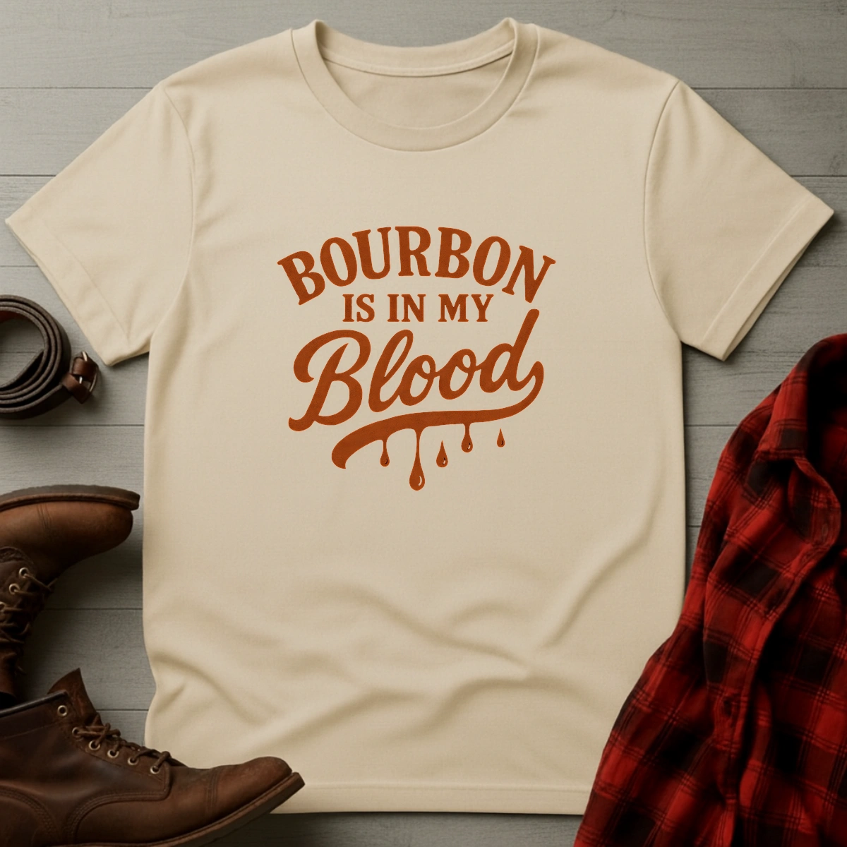 Bourbon is in my Blood T-Shirt