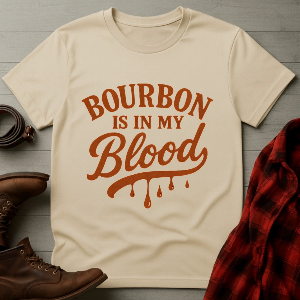 Bourbon is in my Blood T-Shirt