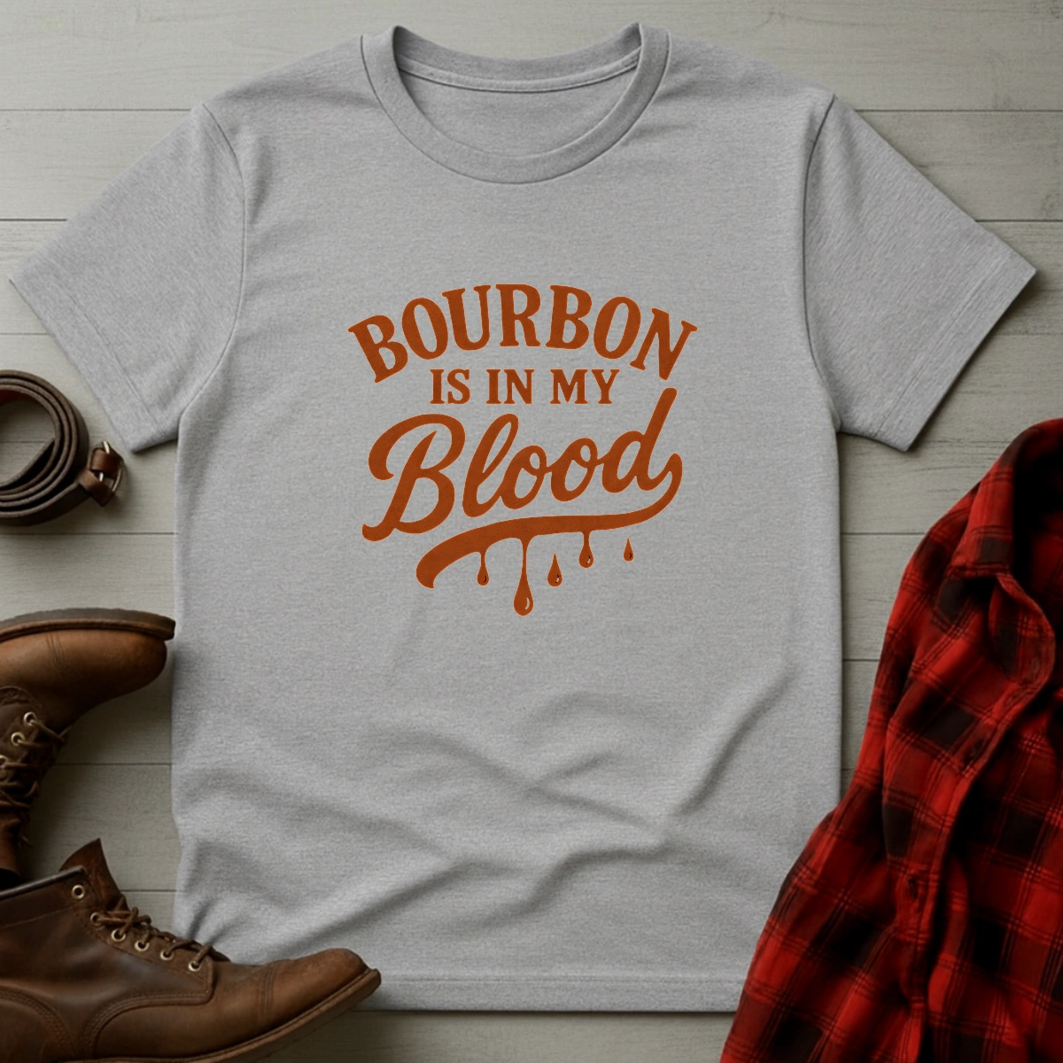 Bourbon is in my Blood T-Shirt