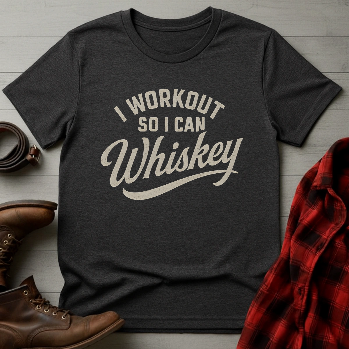 Workout So I Can Whiskey T-Shirt