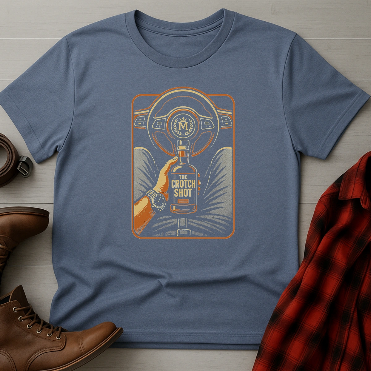 Crotch Shot Whiskey T-Shirt