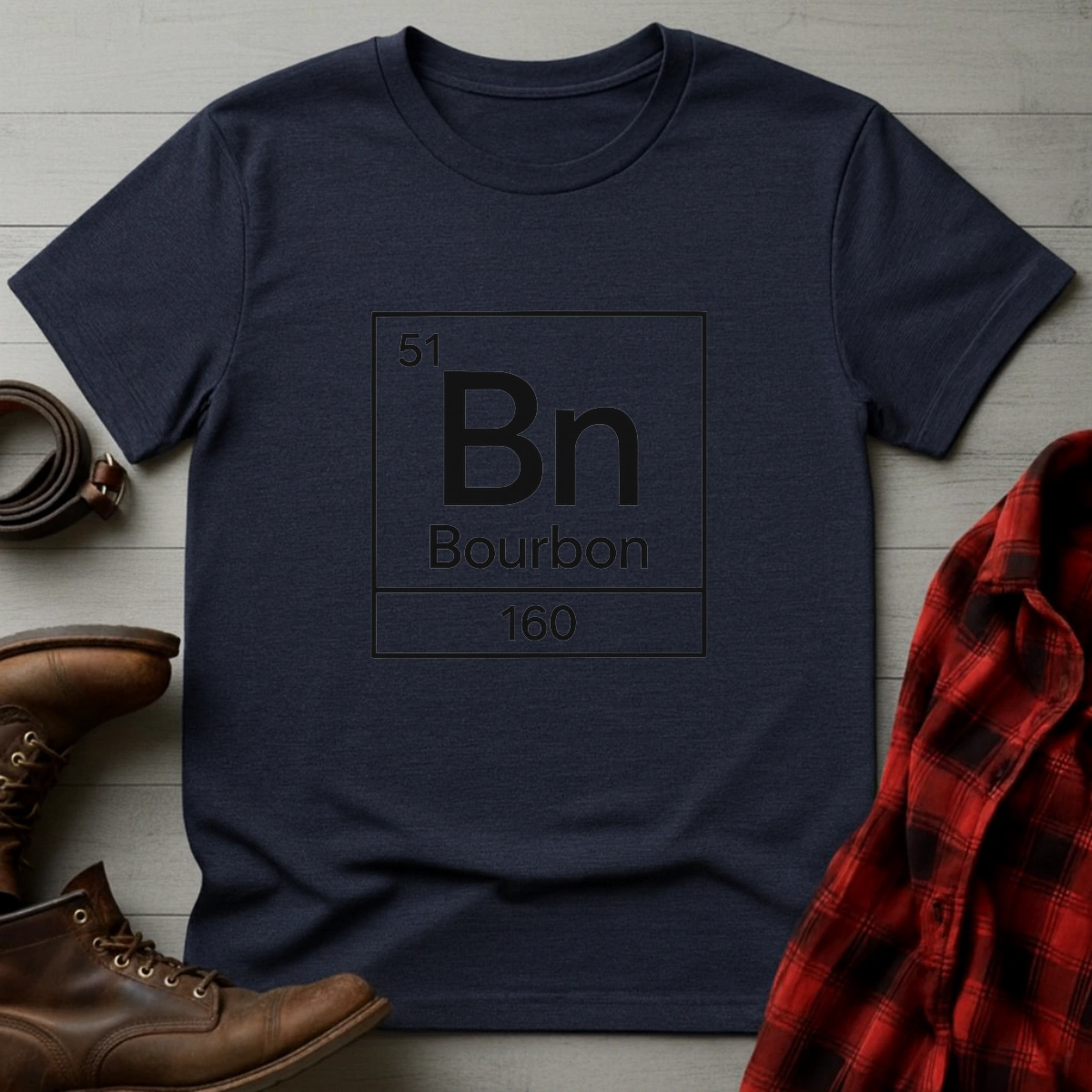 Bourbon Periodic Table T-Shirt