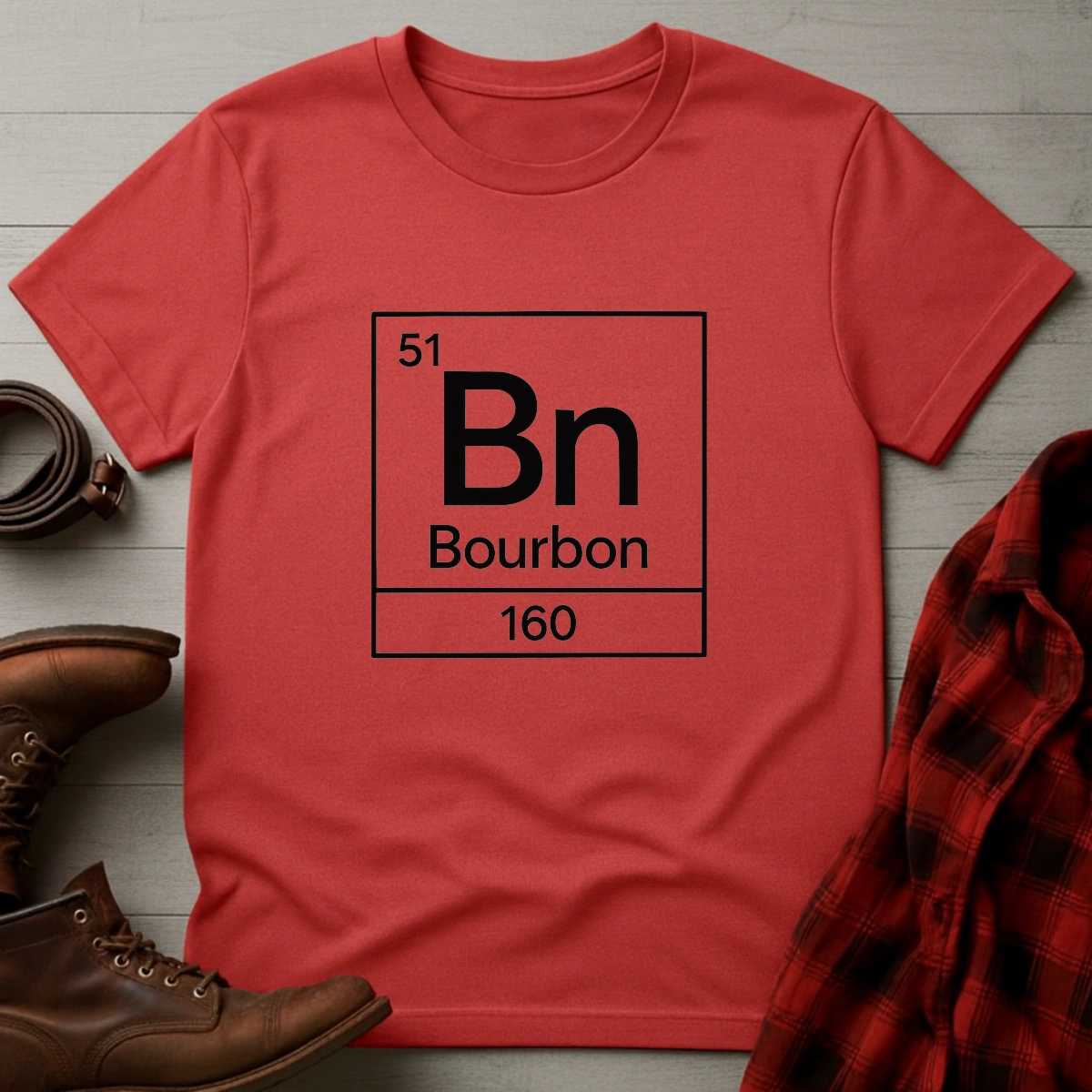 Bourbon Periodic Table T-Shirt