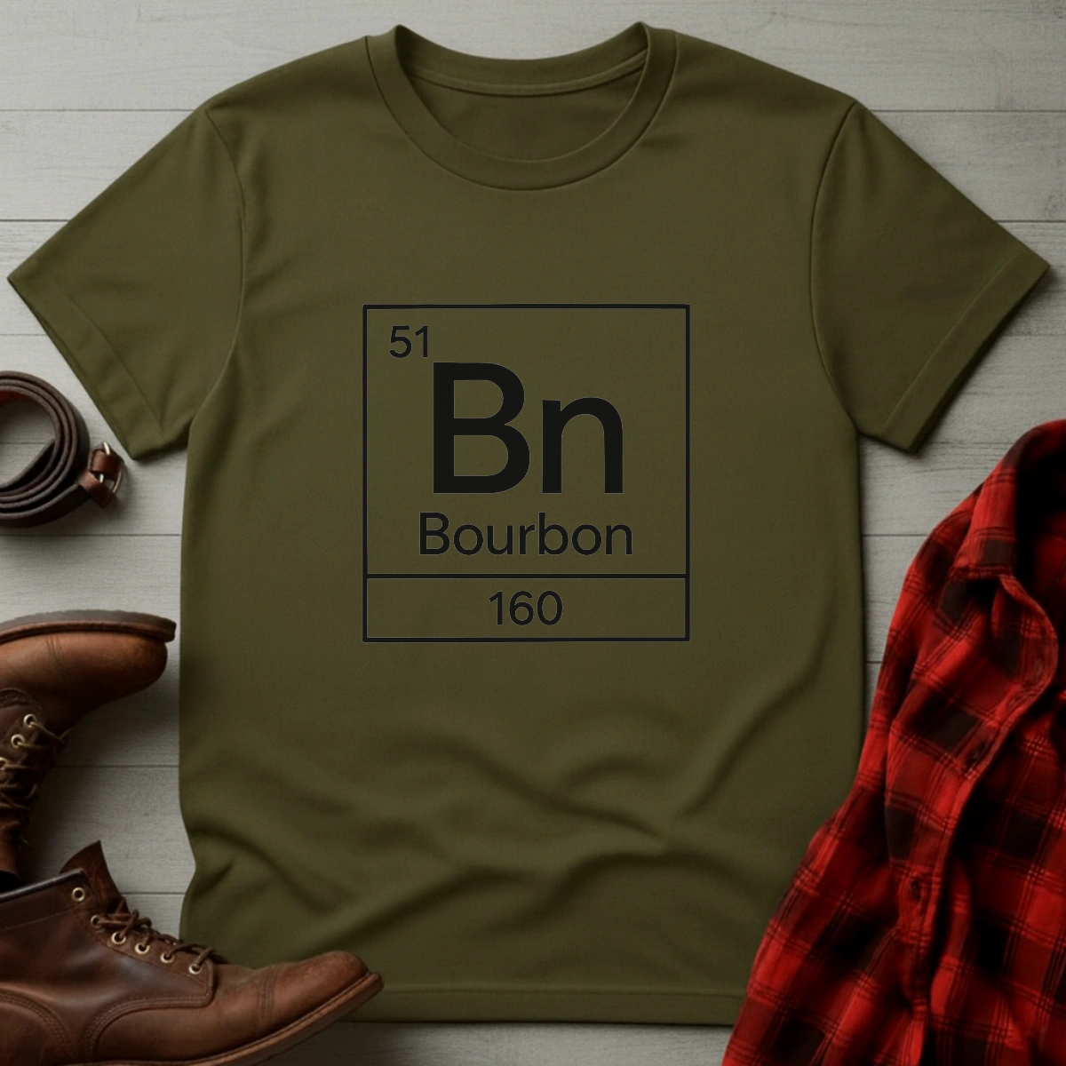 Bourbon Periodic Table T-Shirt