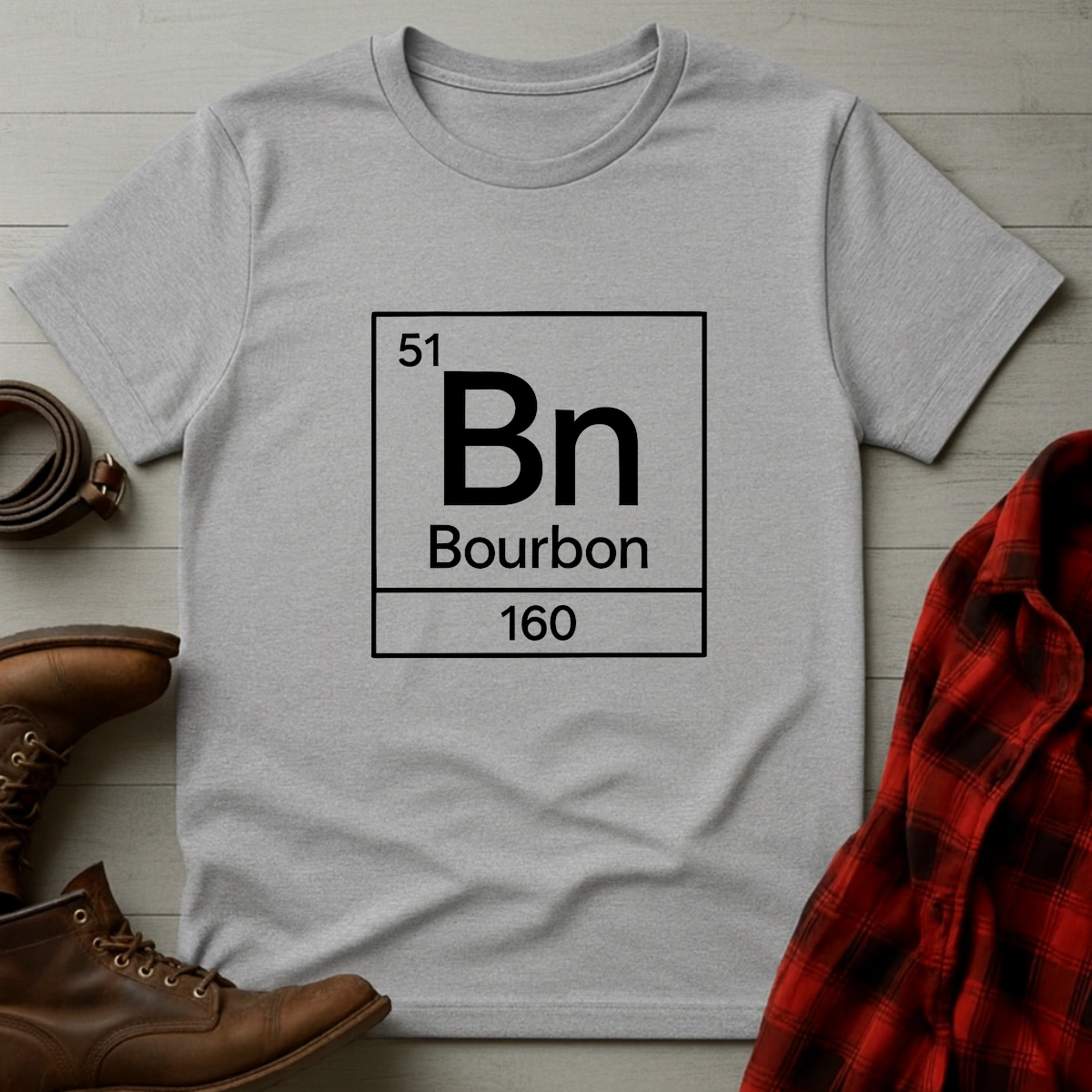 Bourbon Periodic Table T-Shirt